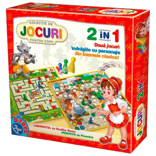 Joc de masă D-TOYS Pinocchio-Scufița  3+/ Strategie photo 1