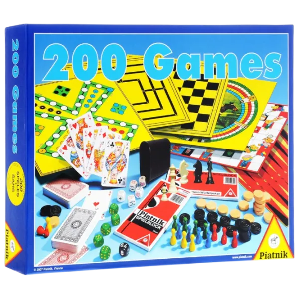 Joc de masă Piatnik 200 Games 3+/ Strategie photo 1