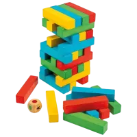 Joc de masă Tactic Rainbow Tower 3+/ Jenga
