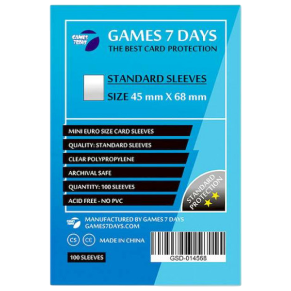 Accesorii pentru jocuri de masă Games 7 Days Standart 3+/ Protectoare de cărți photo 1