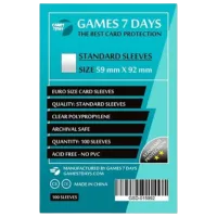 Accesorii pentru jocuri de masă Games 7 Days Standart 3+/ Protectoare de cărți