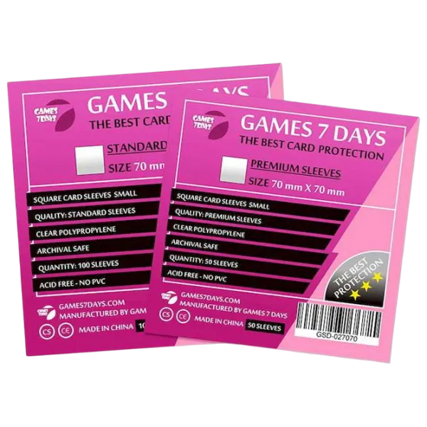 Accesorii pentru jocuri de masă Games 7 Days Standart 3+/ Protectoare de cărți photo 1