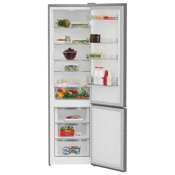 Frigider Indesit INKS 1401 S4E cu congelator jos 386 l / 202.5 cm / Gray photo 2 Frigider Indesit INKS 1401 S4E cu congelator jos 386 l / 202.5 cm / Gray photo 2
