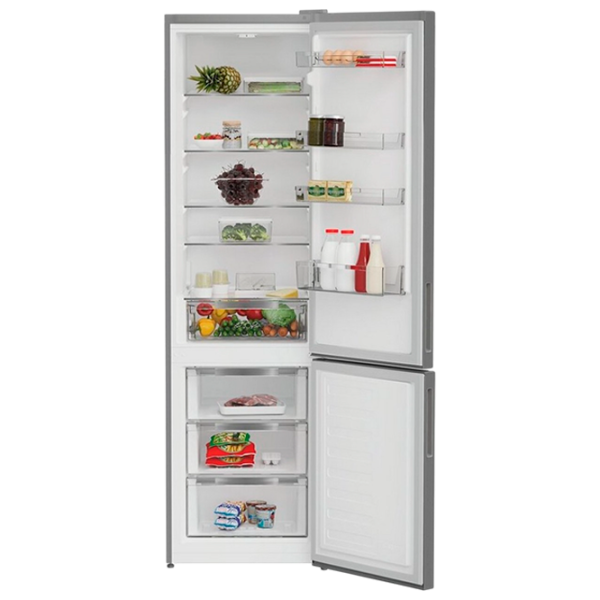 Frigider Indesit INKS 1401 S4E cu congelator jos 386 l / 202.5 cm / Gray photo 2 Frigider Indesit INKS 1401 S4E cu congelator jos 386 l / 202.5 cm / Gray photo 2