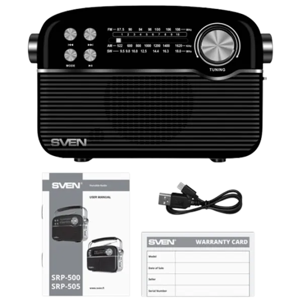 Boxă portabilă Sven SRP-500 / Black photo 5