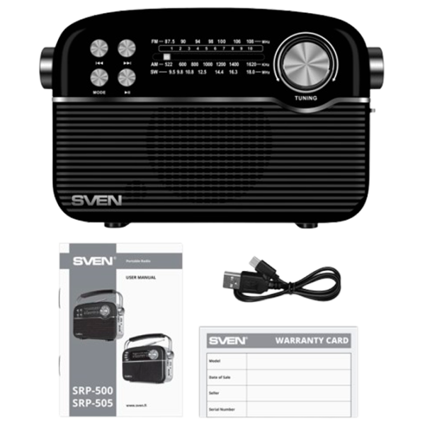 Boxă portabilă Sven SRP-500 / Black photo 5