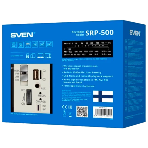 Boxă portabilă Sven SRP-500 / Black photo 7