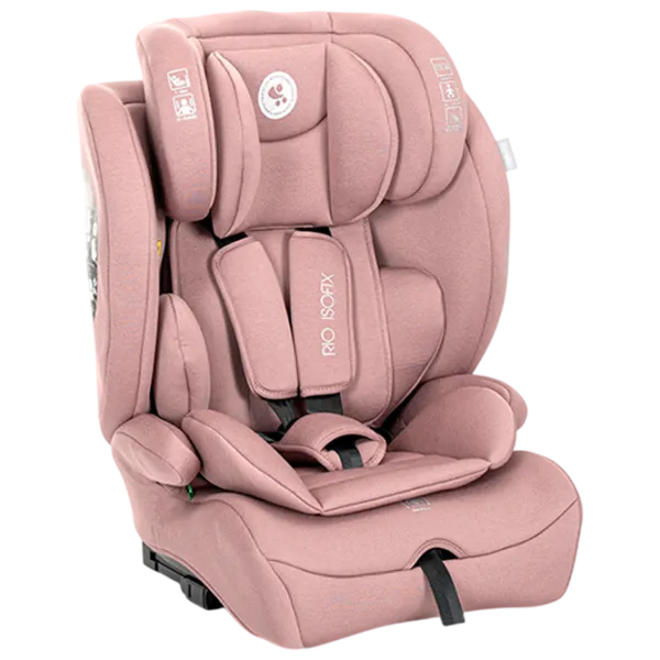 Детское автокресло Lorelli Rio  9 месяцев - 12 лет / 36 кг / Розовый photo 1