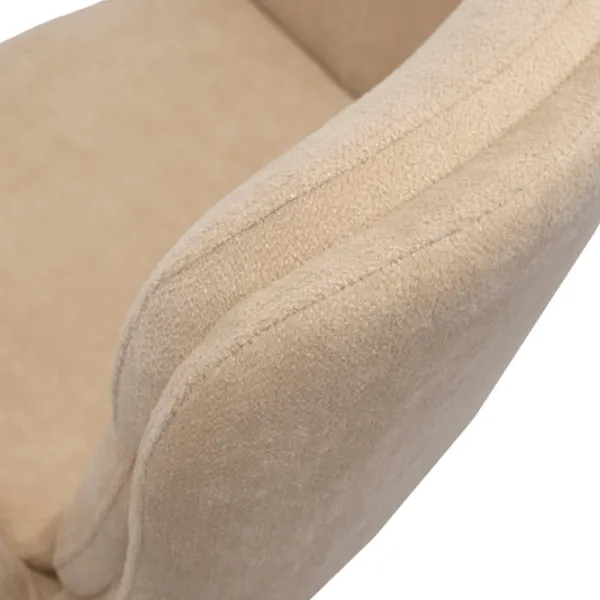 Кухонный стул DecoPrim Aura Ткань/ Бежевый Черный photo 7