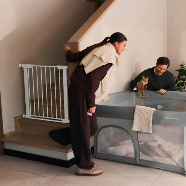 Barieră de protecție KinderKraft Safe Snap Stair Gate Pentru casă photo 3