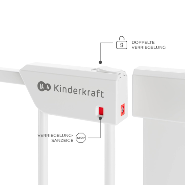 Barieră de protecție KinderKraft Safe Snap Stair Gate Pentru casă photo 5