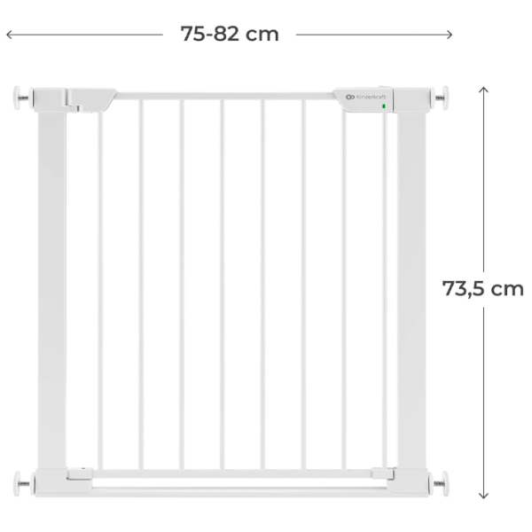 Barieră de protecție KinderKraft Safe Snap Stair Gate Pentru casă photo 6