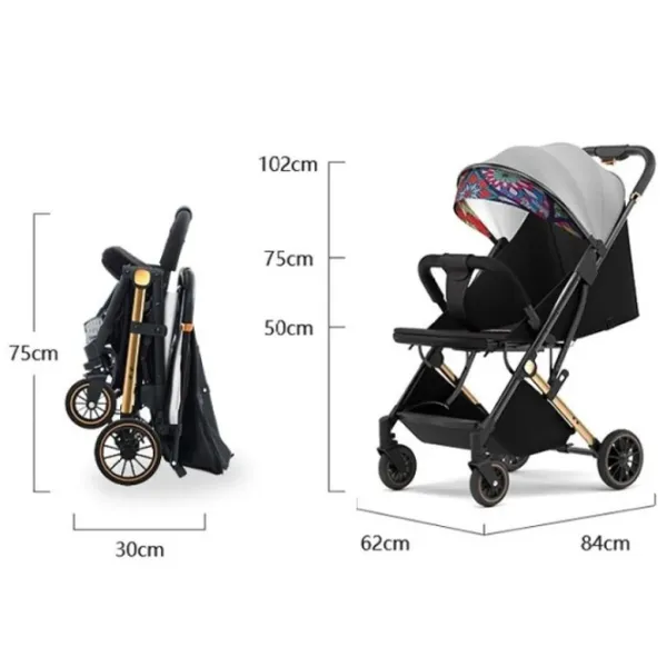 Cărucior pentru copil 4Play Compact / Blue photo 2