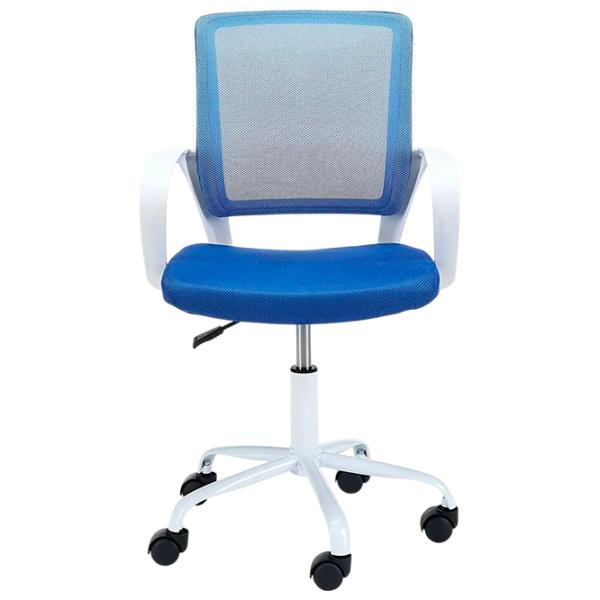 Fotoliu de birou Akord FD-6 Plasă/ Blue White photo 2