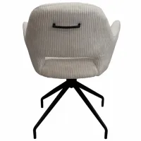 Scaun de bucătărie DecoPrim Lucca Velvet/ Gray Black photo 3