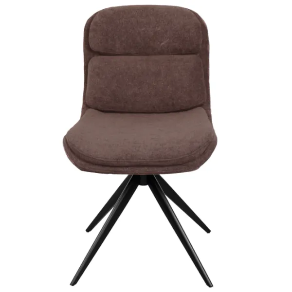 Кухонный стул DecoPrim AVA Ткань/ Коричневый Черный photo 3 Кухонный стул DecoPrim AVA Ткань/ Коричневый Черный photo 3