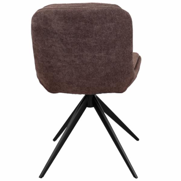 Кухонный стул DecoPrim AVA Ткань/ Коричневый Черный photo 4 Кухонный стул DecoPrim AVA Ткань/ Коричневый Черный photo 4