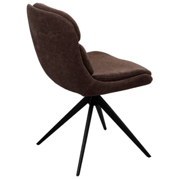 Кухонный стул DecoPrim AVA Ткань/ Коричневый Черный photo 5 Кухонный стул DecoPrim AVA Ткань/ Коричневый Черный photo 5