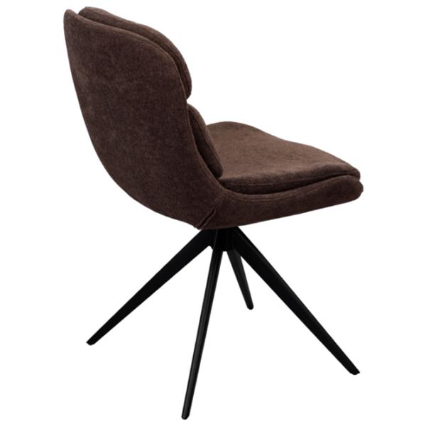 Кухонный стул DecoPrim AVA Ткань/ Коричневый Черный photo 5 Кухонный стул DecoPrim AVA Ткань/ Коричневый Черный photo 5