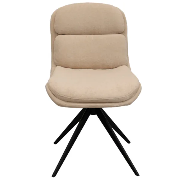 Scaun de bucătărie DecoPrim AVA Stofă/ Beige Black photo 3