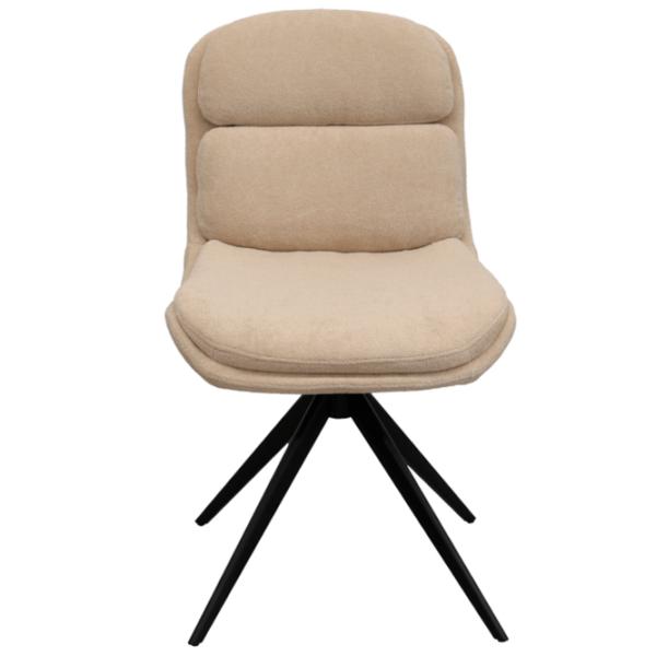 Scaun de bucătărie DecoPrim AVA Stofă/ Beige Black photo 3