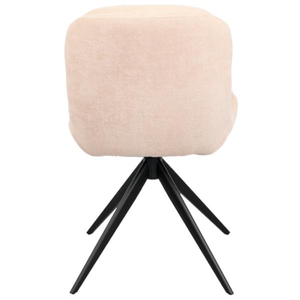 Scaun de bucătărie DecoPrim AVA Stofă/ Beige Black photo 5