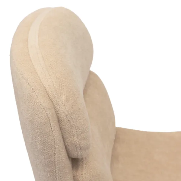 Scaun de bucătărie DecoPrim AVA Stofă/ Beige Black photo 6