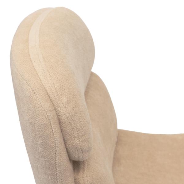 Scaun de bucătărie DecoPrim AVA Stofă/ Beige Black photo 6