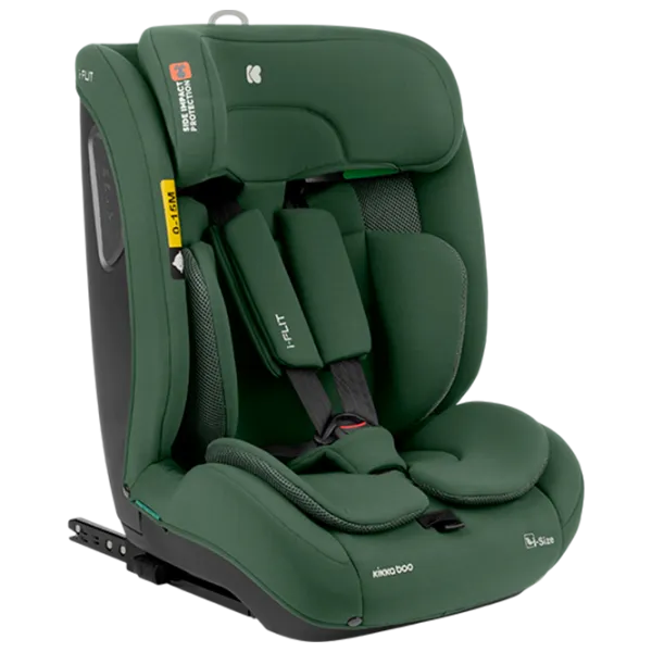 Детское автокресло Kikka Boo i-Flit  15 месяцев - 12 лет / 36 кг / Зеленый photo 1