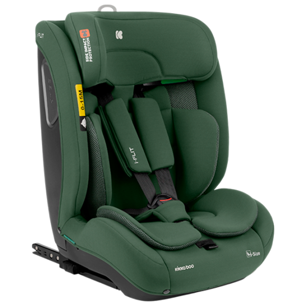 Детское автокресло Kikka Boo i-Flit  15 месяцев - 12 лет / 36 кг / Зеленый photo 1