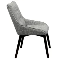 Scaun de bucătărie DecoPrim Osman Stofă/ Gray Black photo 2