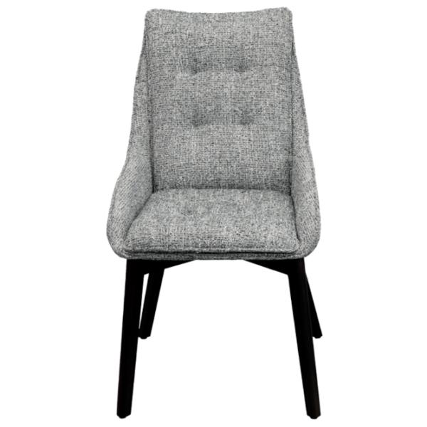 Scaun de bucătărie DecoPrim Osman Stofă/ Gray Black photo 3