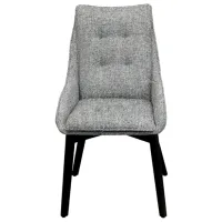 Scaun de bucătărie DecoPrim Osman Stofă/ Gray Black photo 3