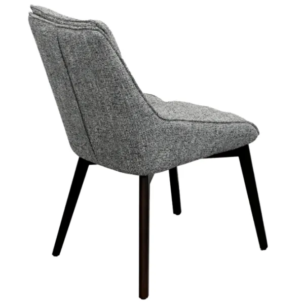 Scaun de bucătărie DecoPrim Osman Stofă/ Gray Black photo 4