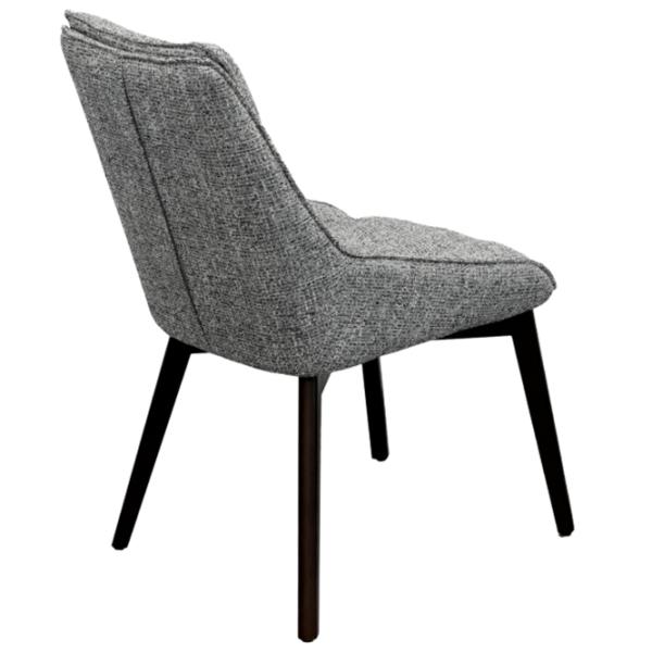 Scaun de bucătărie DecoPrim Osman Stofă/ Gray Black photo 4