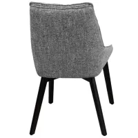 Scaun de bucătărie DecoPrim Osman Stofă/ Gray Black photo 5