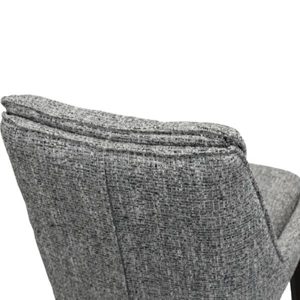 Scaun de bucătărie DecoPrim Osman Stofă/ Gray Black photo 6