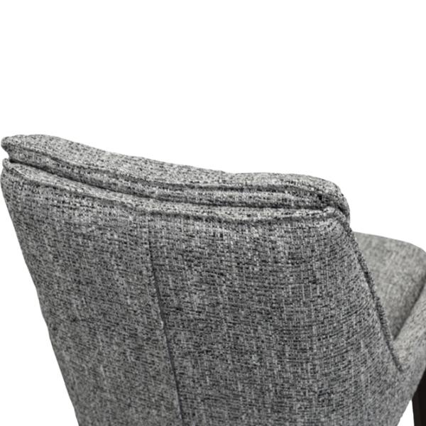 Scaun de bucătărie DecoPrim Osman Stofă/ Gray Black photo 6