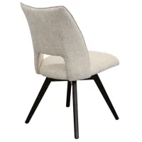 Scaun de bucătărie DecoPrim Vision Stofă/ Beige Black photo 5