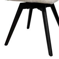 Scaun de bucătărie DecoPrim Vision Stofă/ Beige Black photo 8