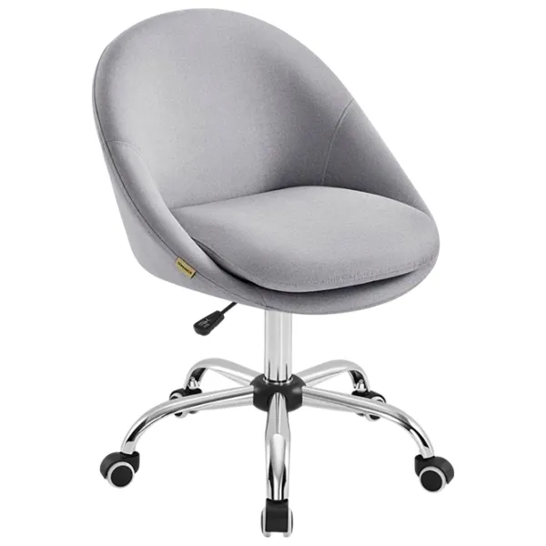 Fotoliu de birou Songmics OBG020G01V1 Pânză/ Gray Silver photo 1