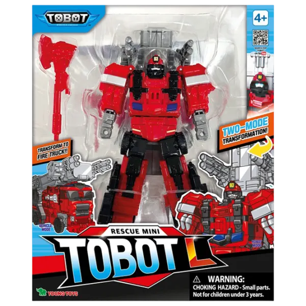 Фигурка Young Toys Rescue Mini Tobot L 4+ / Красный photo 4