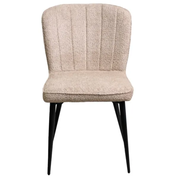 Кухонный стул DecoPrim Nanda Ткань/ Бежевый Черный photo 3 Кухонный стул DecoPrim Nanda Ткань/ Бежевый Черный photo 3