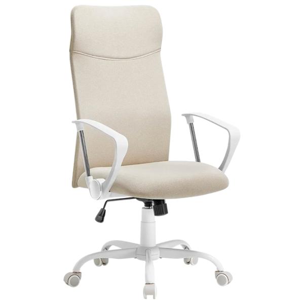 Fotoliu de birou Songmics OBN034K01 Poliester/ Beige White photo 1