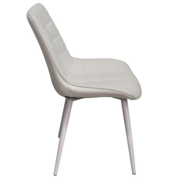 Scaun de bucătărie DecoPrim Hans Stofă/ White White photo 2