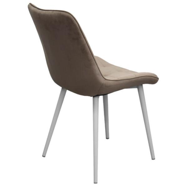 Scaun de bucătărie DecoPrim Hans Stofă/ Gray White photo 2