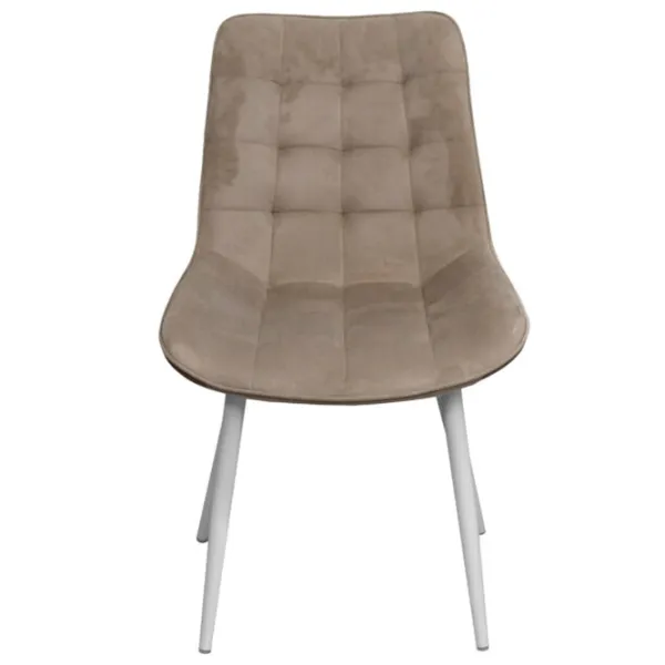 Scaun de bucătărie DecoPrim Hans Stofă/ Gray White photo 3