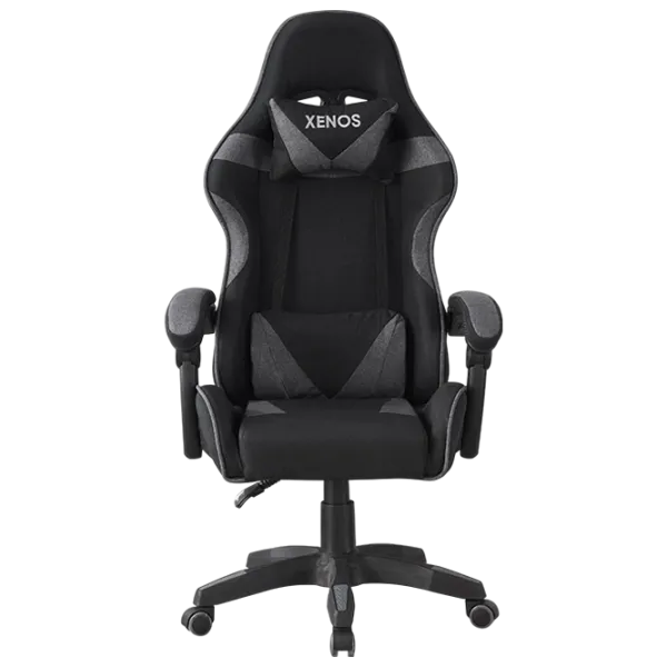 Scaun Gaming Xenos Hermes Gray Black photo 1