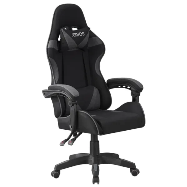 Scaun Gaming Xenos Hermes Gray Black photo 2