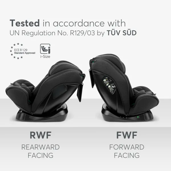 Детское автокресло Kikka Boo i-Explore 2  0 месяцев - 12 лет / 36 кг / Черный photo 4